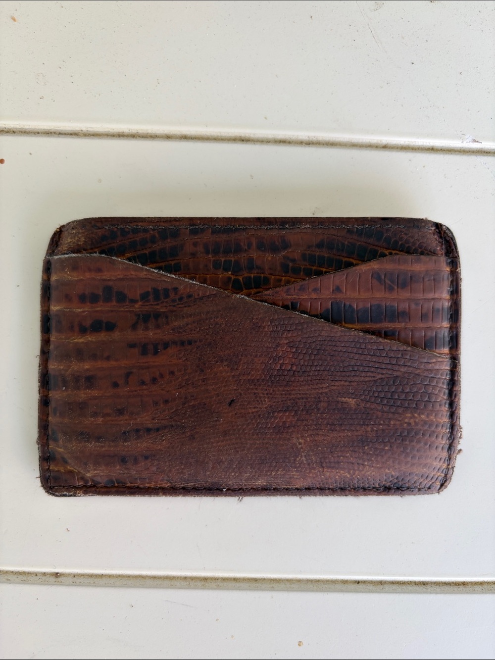 Tom Ford lizard Leather Card Holder Wallet - Classic Men's Accessory